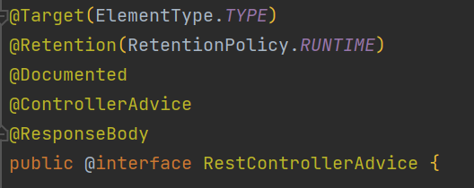 @RestControllerAdvice包含@ResponseBody和@ControllerAdvice